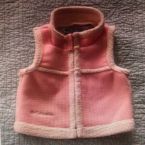 Columbia Kids Pink Fleece Vest
